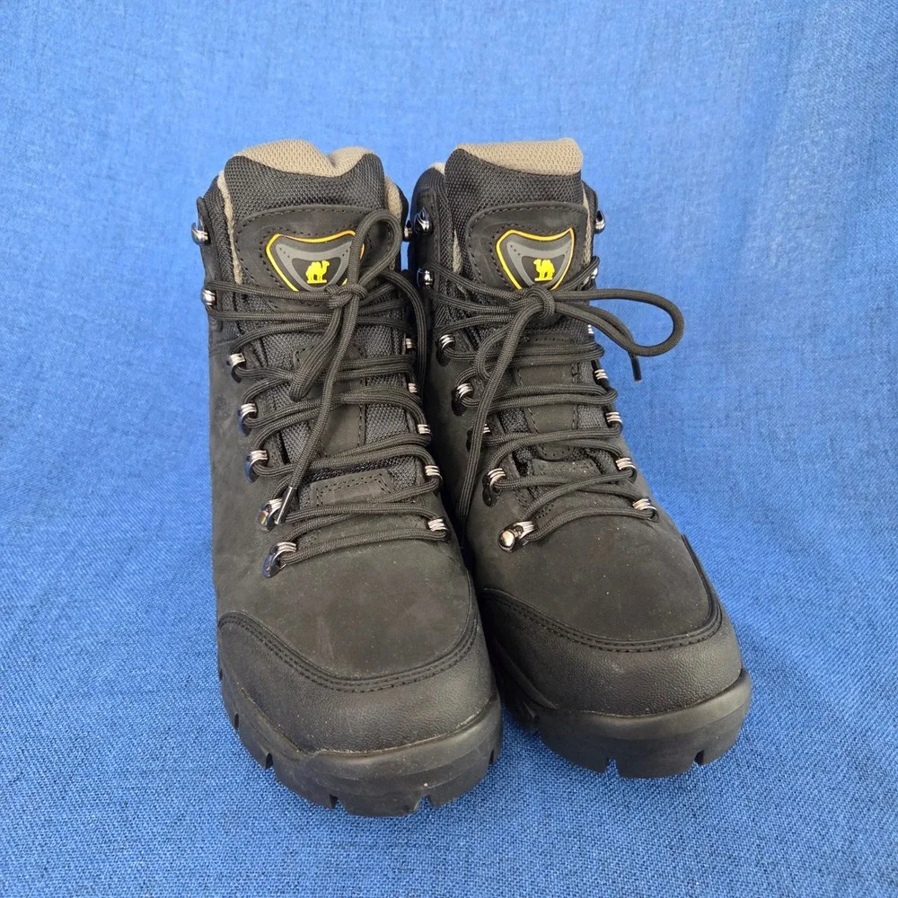 Camel Crown Waterproof Ankle-High All-Terrain Hiking Boots Nubuck Leather Size 9